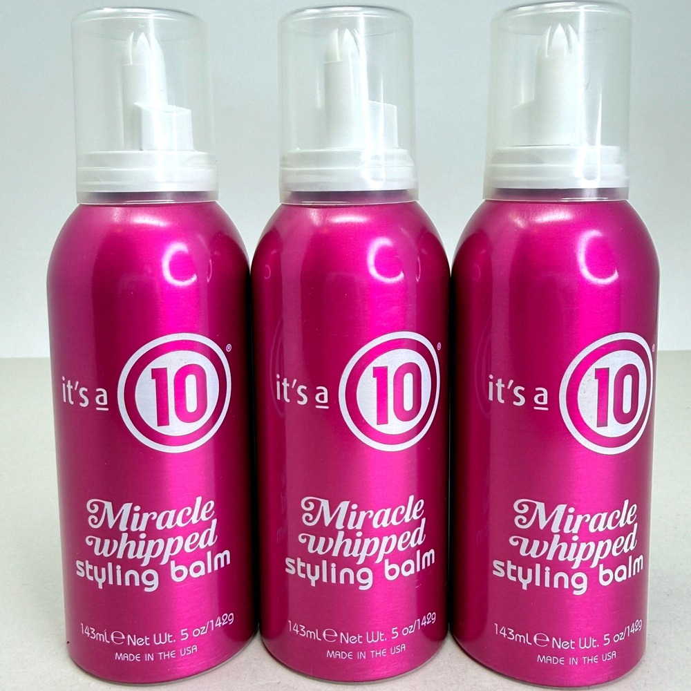 It's a 10 Miracle Whipped Styling Balm 5 oz (Set of 3) New Haircare